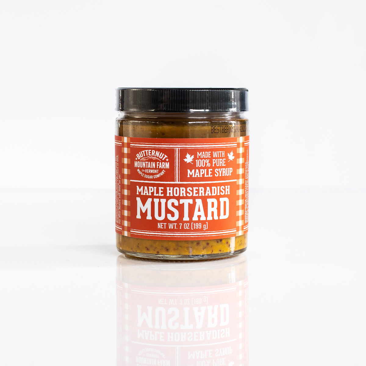 Maple Horseradish Mustard Branon's West View Maples Vermont Maple Syrup