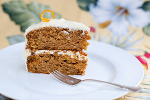 Spiced Maple Carrot Cake with Maple Cream Cheese Frosting